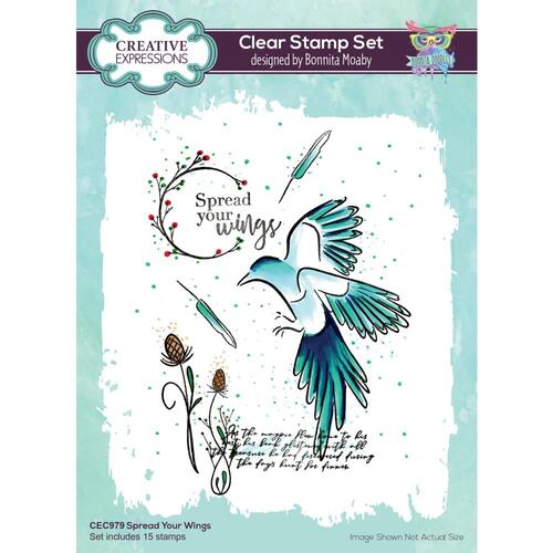 Creative Expressions Spread Your Wings Stamp Set