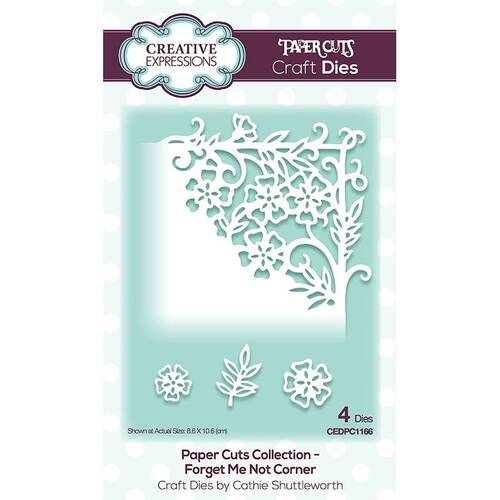 Creative Expressions Forget Me Not Paper Cuts Corner Die