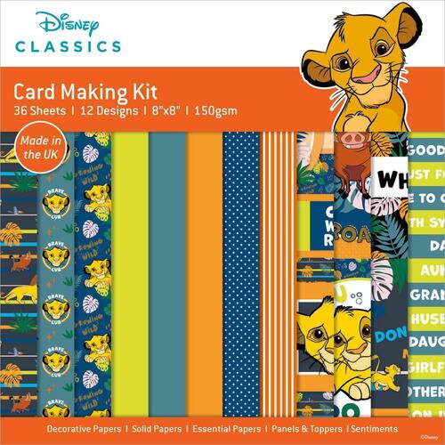 Disney Classics Lion King Card Making Pad