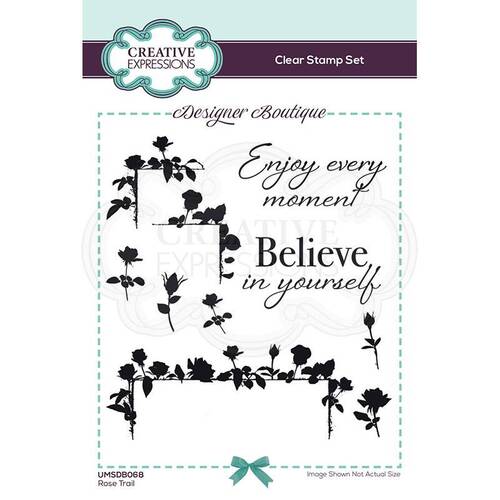 Creative Expressions Rose Trail Stamp
