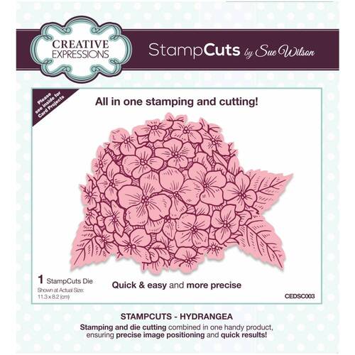 Creative Expressions Hydrangea StampCut Die
