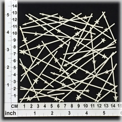 Scrapmatts Chipboard Shapes Sticks 03   1pc