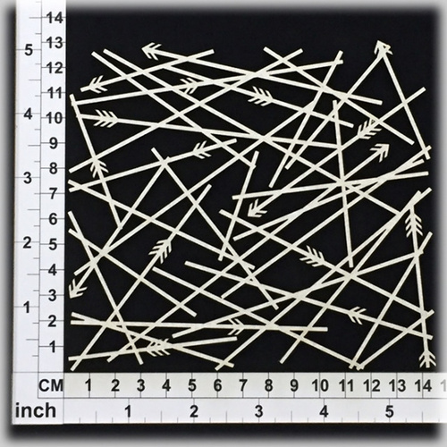 Scrapmatts Chipboard Shapes Sticks 04   1pc