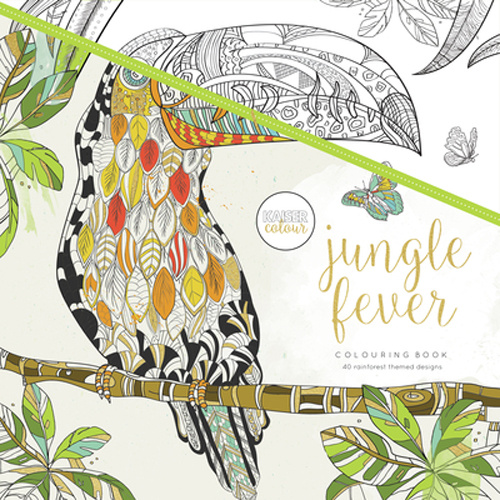 Kaisercolour Perfect Bound Colouring Book Jungle Fever