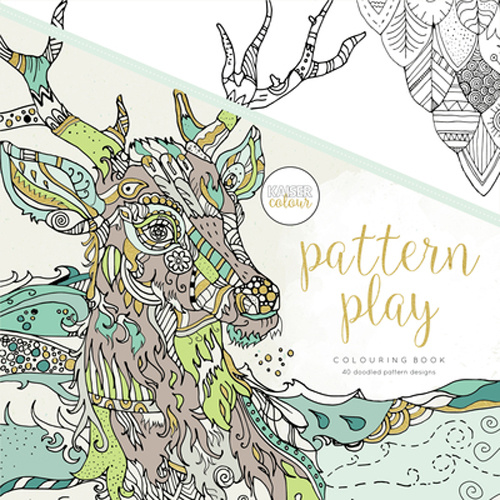 Kaisercolour Perfect Bound Colouring Book Pattern Play