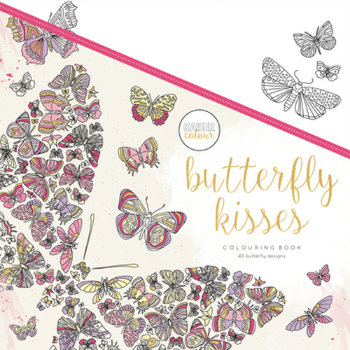 Kaisercolour Perfect Bound Colouring Book Butterfly Kisses