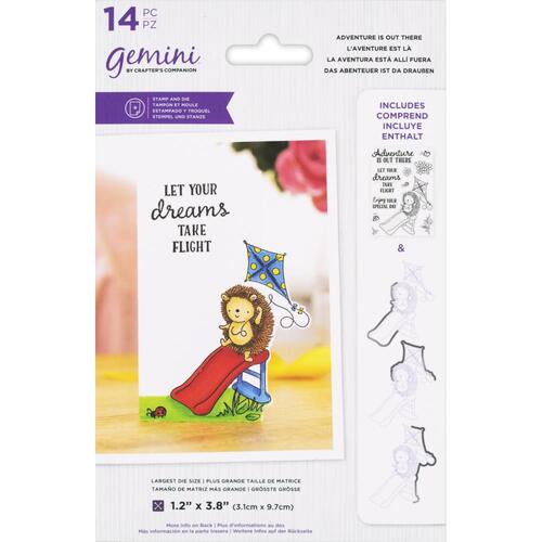 Gemini Over the Edge Stamp & Die Set Adventure is Out There