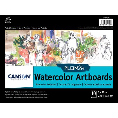Canson PleinAir 9x12" Artist Series Watercolor Artboards