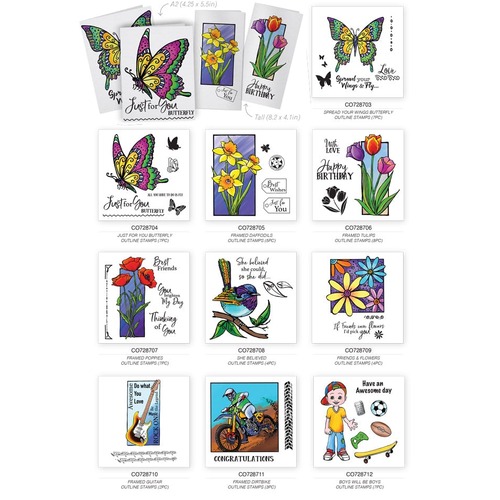 Couture Creations Lucy's Everyday Stamp Bundle