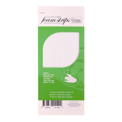Couture Creations 3D Adhesive Foam Strips White