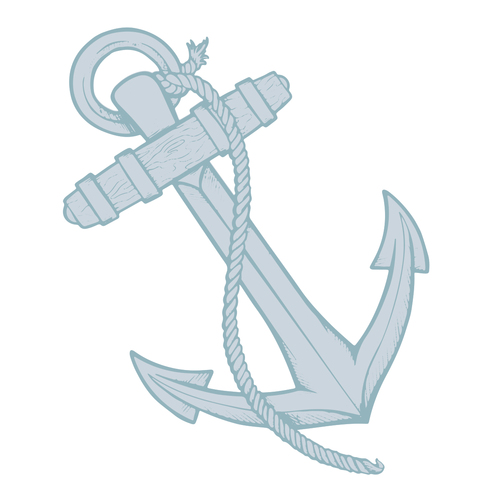 Couture Creations Seaside Girl Anchor Mini Stamp & Die Set