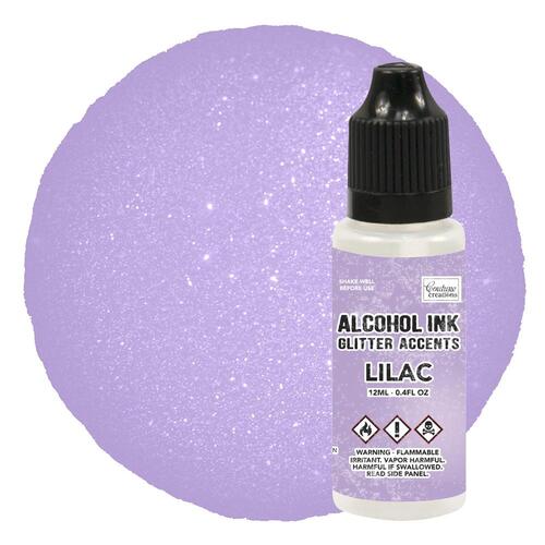 Couture Creations Lilac Glitter Accents Alcohol Ink