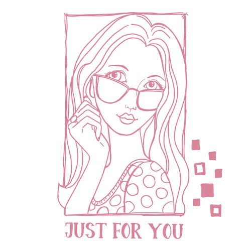Couture Creations Just for You Portrait Stamp Set