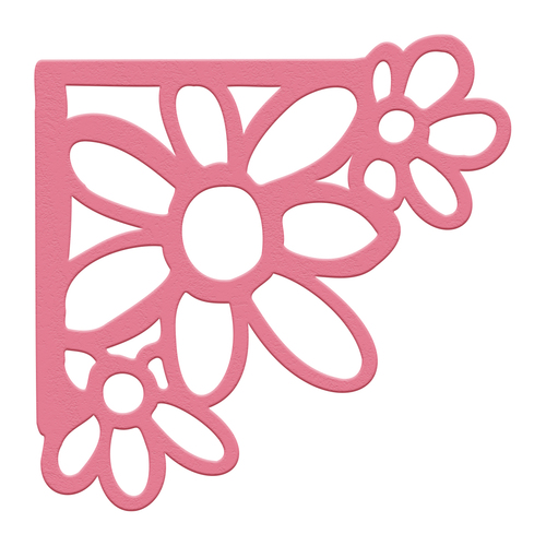 Couture Creations Floral Corner Mini Die