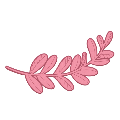 Couture Creations Bending Branch Mini Stamp and Die
