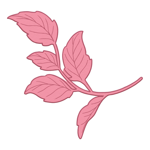 Couture Creations Flexing Branch Mini Stamp and Die