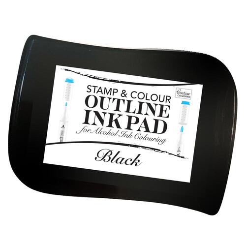 Couture Creations Stamp & Colour Black Outline Ink Pad