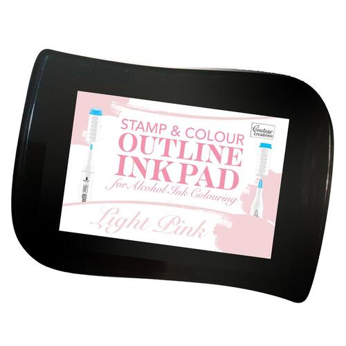 Couture Creations Stamp & Colour Light Pink Outline Ink Pad