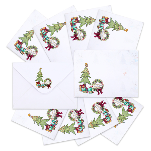 Couture Creations Snowy Surprise Christmas Envelopes