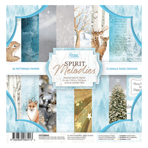 Couture Creations Spirit Melodies 6" Paper Pack