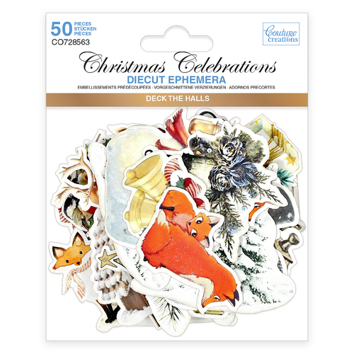 Couture Creations Christmas Celebrations Die-Cut Ephemera