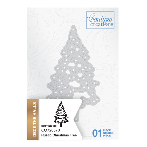 Couture Creations Rustic Christmas Tree Mini Die