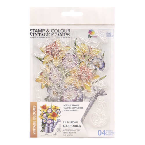 Couture Creations Daffodils Stamp & Colour Set