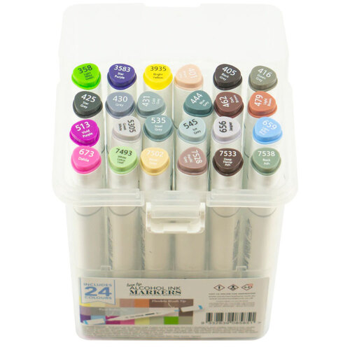 Couture Creations Twin Tip Alcohol Ink Marker Set #4