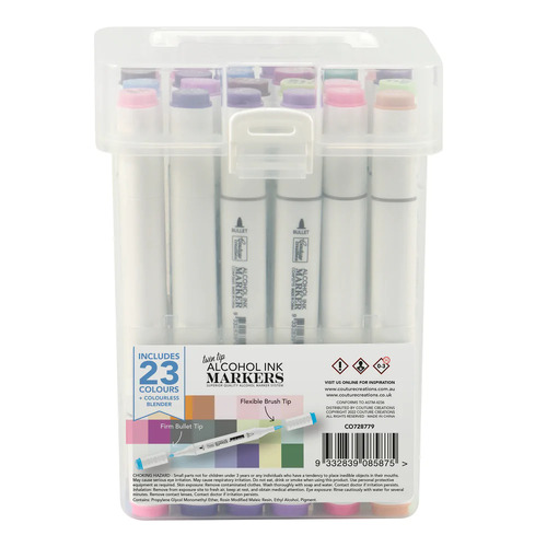 Couture Creations Twin Tip Alcohol Ink Marker Set #5