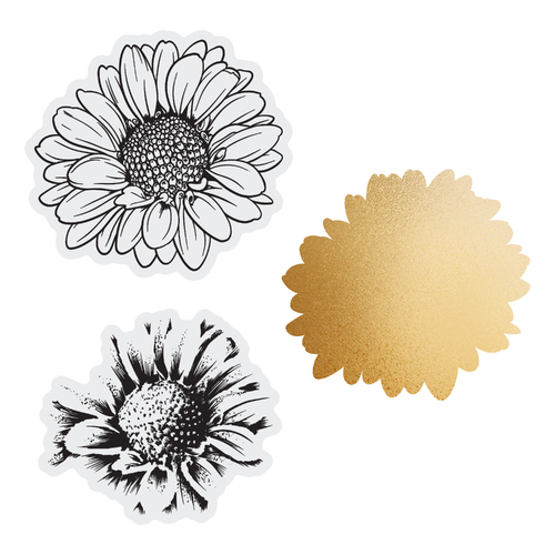 Couture Creations Daisy Mini Layering Stamp and Die Set