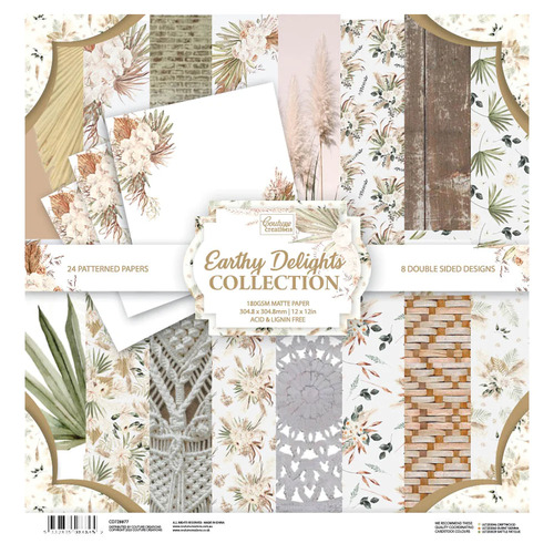 Couture Creations Earthy Delights 12" Paper Pad