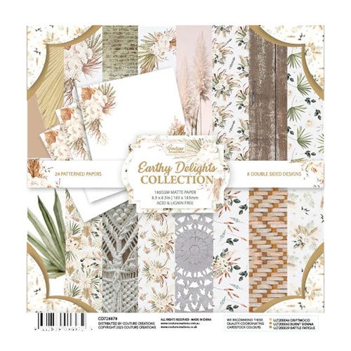 Couture Creations Earthy Delights 6.5" Paper Pad