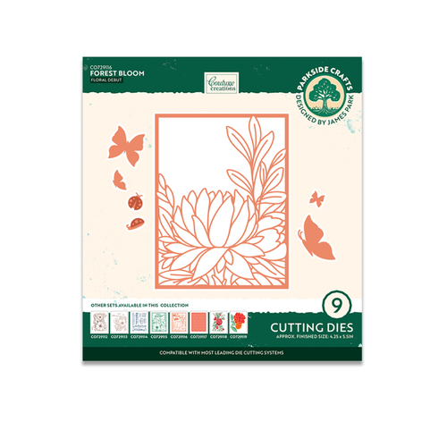 Couture Creations Forest Bloom Cutting Die Set (9pc)