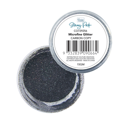 Couture Creations Microfine Glitter - Carbon Copy - 15gm