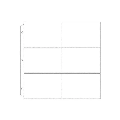 Couture Creations 3D Ring Album Refills - 12x12" (6x4" Pockets) 10pk