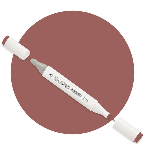 Couture Creations Brown Twin Tip Alcohol Ink Marker