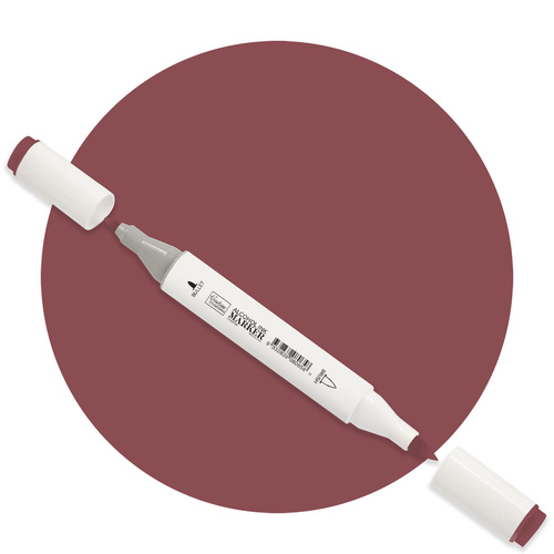 Couture Creations Bordeaux Twin Tip Alcohol Ink Marker
