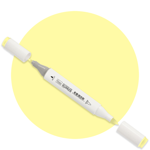 Couture Creations Bright Yellow Twin Tip Alcohol Ink Marker