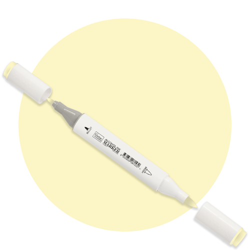 Couture Creations Baby Yellow Twin Tip Alcohol Ink Marker