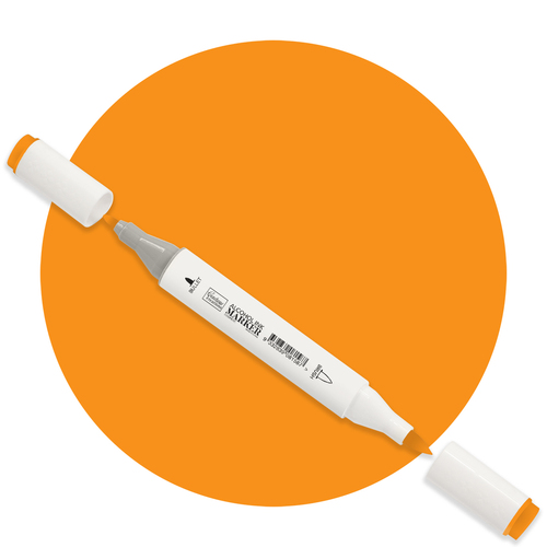 Couture Creations Bright Orange C Twin Tip Alcohol Ink Marker