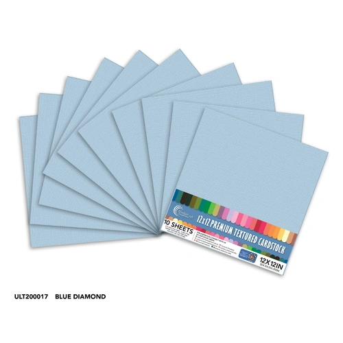 Couture Creations Cardstock - Blue Diamond 12x12" 10pk