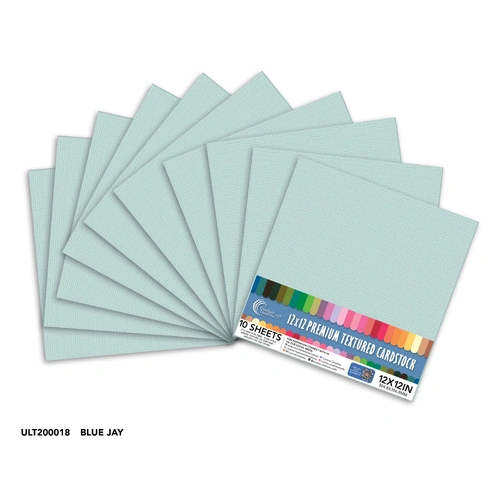Couture Creations Cardstock - Blue Jay 12x12" 10pk 