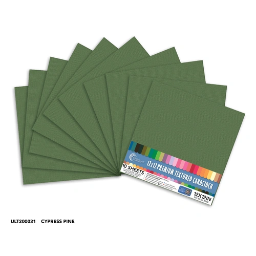 Couture Creations Cardstock - Cypress Pine 12x12" 10pk