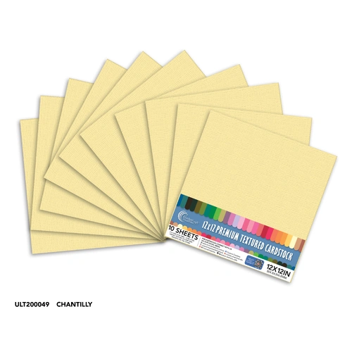 Couture Creations Cardstock - Chantilly 12x12" 10pk