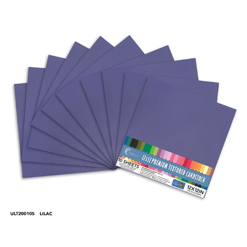 Couture Creations Cardstock - Lilac 12x12" 10pk