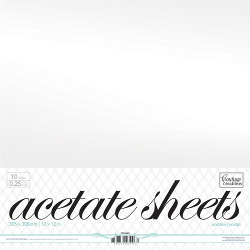 Couture Creations 12" Acetate 10pc