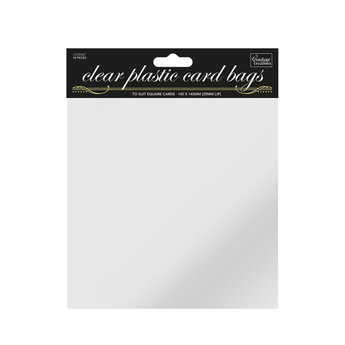 Couture Creations Card Bags 5.7x5.7" - 145x145mm 50pk