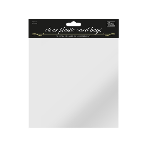Couture Creations Card Bags 6x6" - 167x167mm 50pk