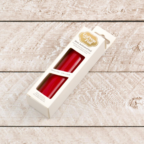 Couture Creations Deep Red Mirror Finish Heat Activated Foil