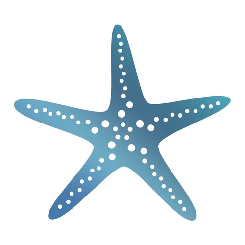 Couture Creations Seaside & Me Hotfoil Stamp Starfish